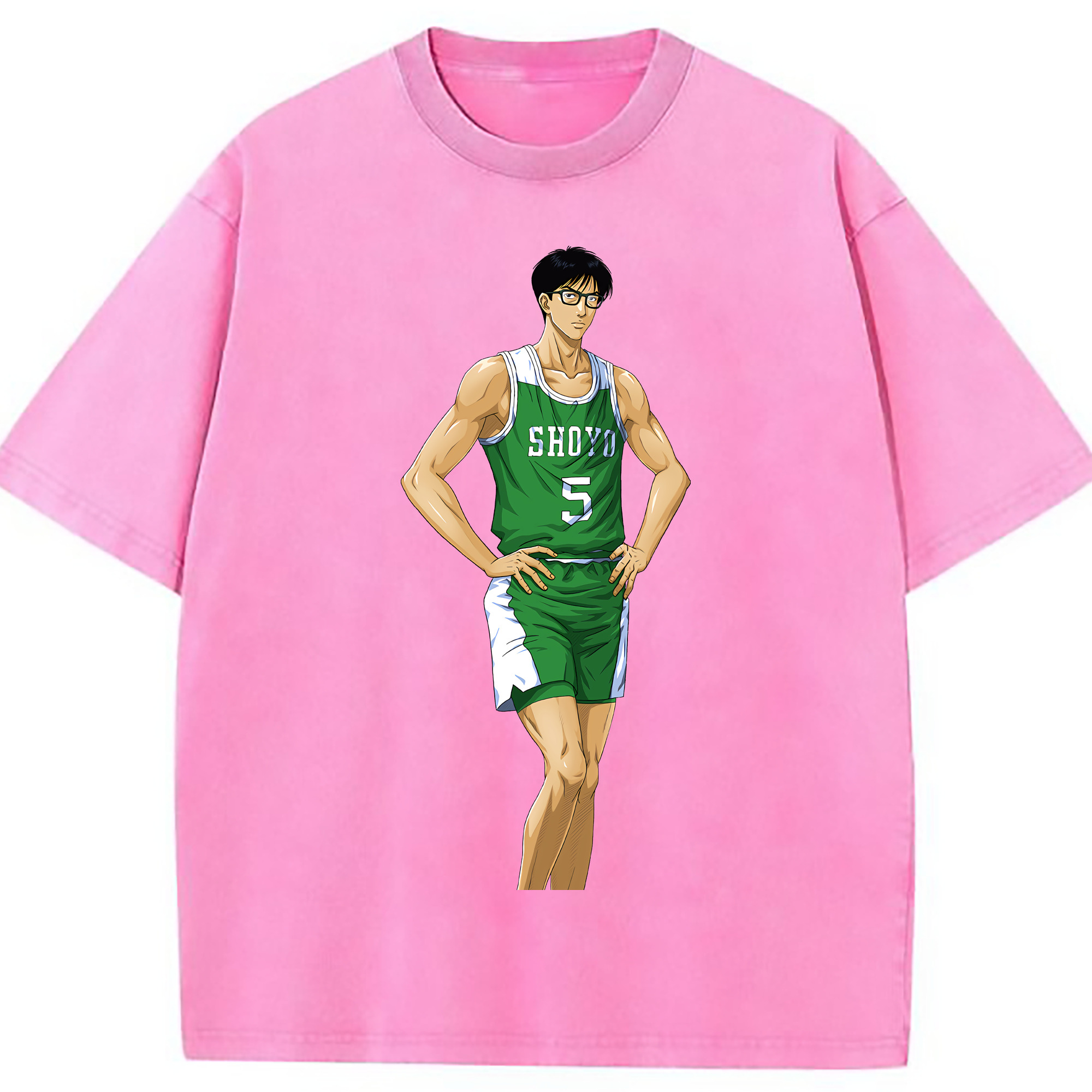 （画像用） SLAM DUNK／スラムダンク 綿100% ヴィンテージ風 半袖Tシャツ（フロントプリント）